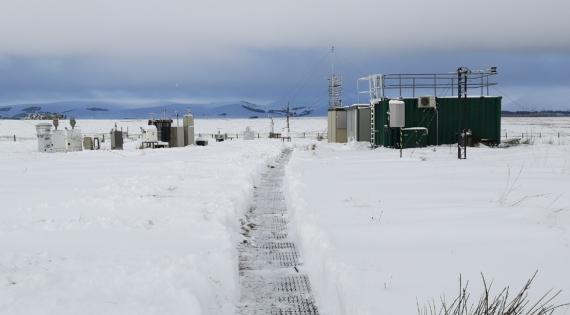 Auchencorth in the snow (January 2021)