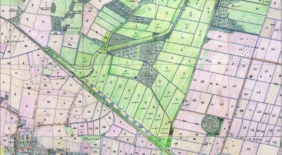 A map of Downham Market area from the 1960s maps.