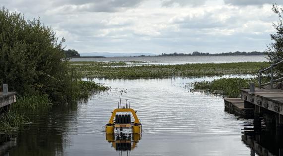Biota Trace remote-controlled boat.