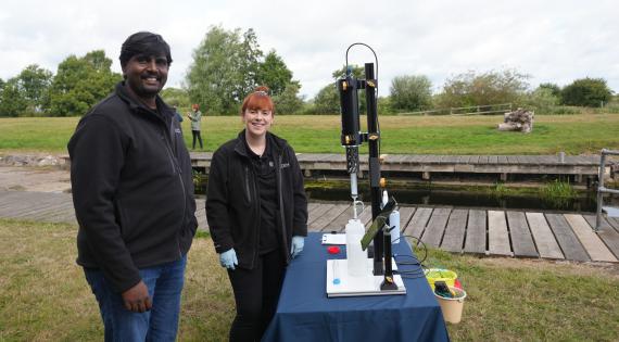 Susheel Bhanu Busi and Elysha Duke, UKCEH.