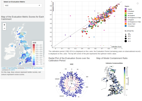 UK Reconstructed Flow Data Explorer app screenshot