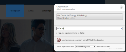 Eduroam screenshot Eduroam screenshot