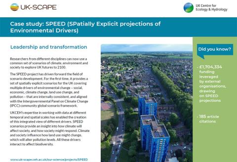 UK-SCAPE SPEED case study cover