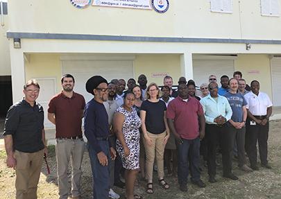 Participants at the Anguilla workshop Group of people