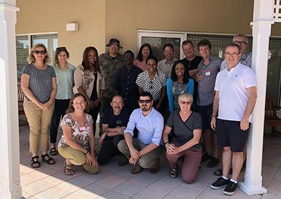 Participants at the Turks & Caicos Islands workshop Group of people