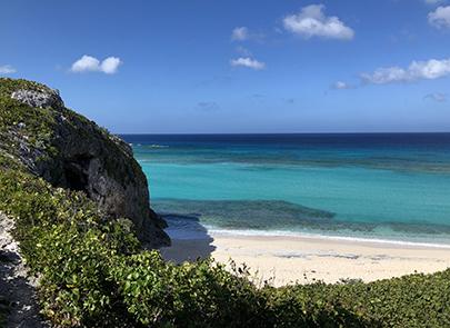 Caribbean island landscape