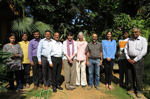 Members of the Monkey Fever project team