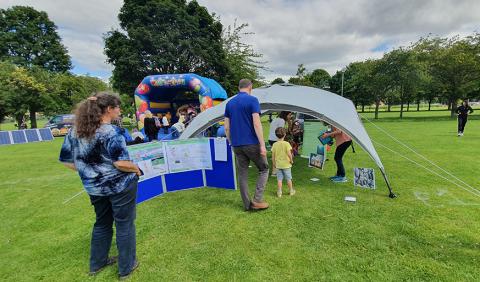 Attending the CEH stand at Edinburgh Climate Festival