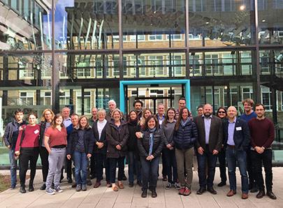 Experts from the British Antarctic Territory, the Falkland Islands, South Georgia and the South Sandwich Islands met in Cambridge in October 2018 Group of people