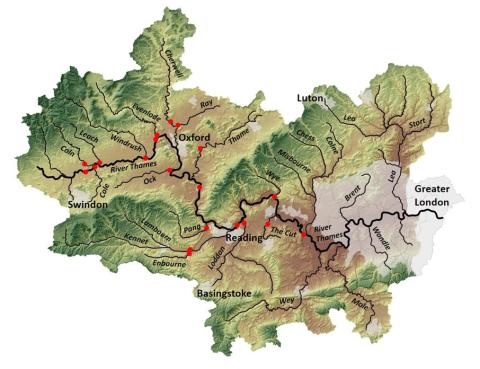 Thames Initiative catchment gis graphic Thames Initiative catchment gis graphic