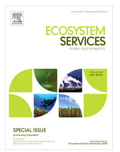 Cover of the Ecosystem Services journal special issue on Synthesizing OpenNESS