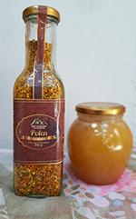 Honey harvested from a páramo Honey in a jar