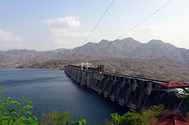 Dam in the Narmada basin