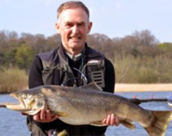 Brown trout caught at Loch Leven Brown trout caught at Loch Leven