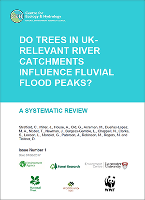 Cover of trees and river catchment flooding report
