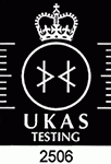 UKAS Testing logo UKAS Testing logo