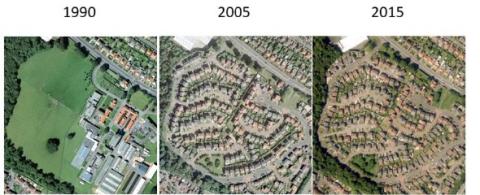 Urbanisation Edinburgh 1990-2015