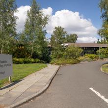 Entrance to UKCEH Edinburgh offices