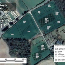 Mid-Wales hub site plot locations map