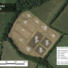 North Wyke, Devon hub site plot locations map