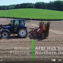 screenshot of a youtube video showing a tractor