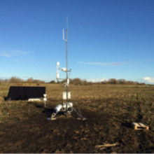 a greenhouse gas flux tower