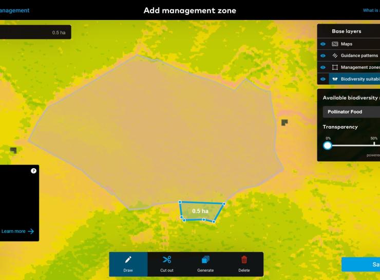 xarvio biodiversity planner