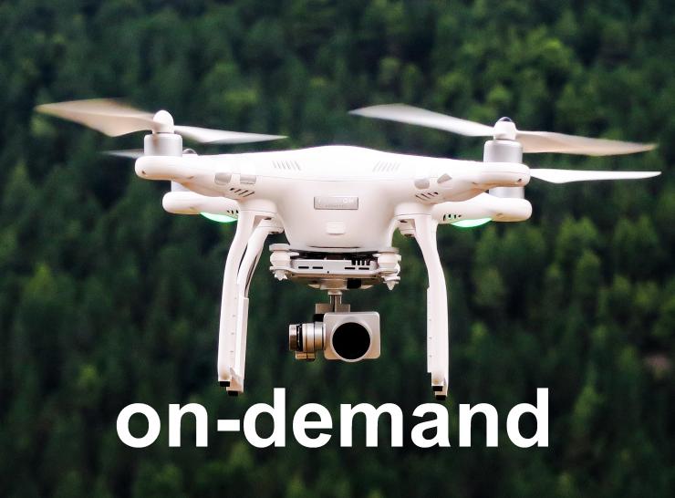 using drones to map habitats - on demand