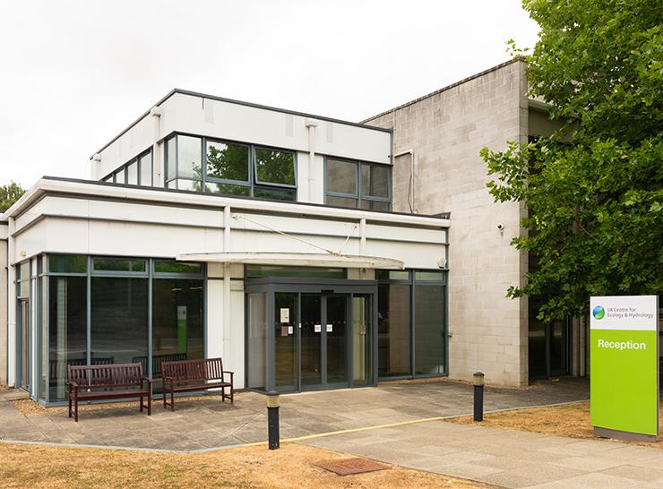 Main entrance to UKCEH offices at Wallingford, Oxfordshire