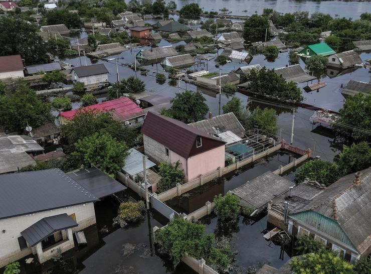 Kherson flooding. Photo; Reuters