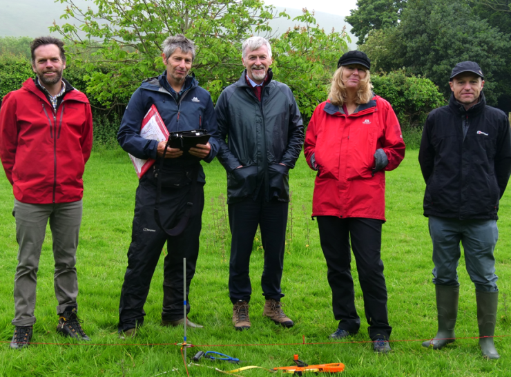 Welsh Government minister visit to Henfaes