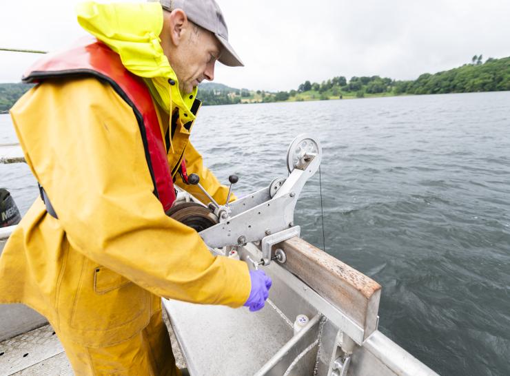 Water sampling, Windermere