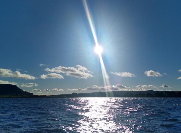 Loch Leven on a sunny day in 2022