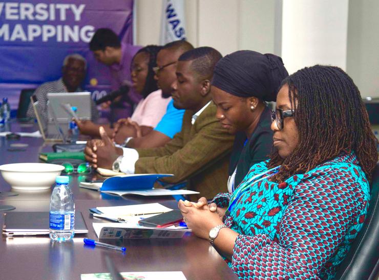 Participants in Ghana biodiversity workshop