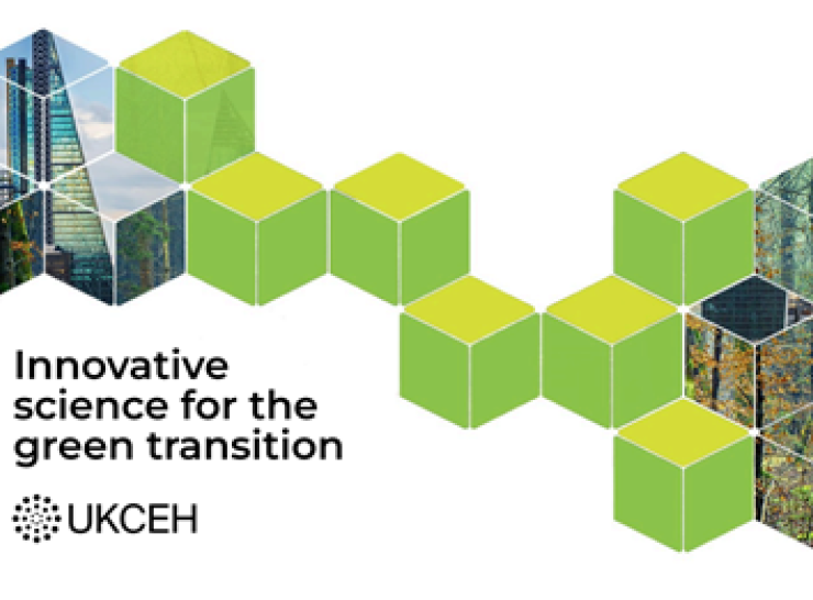 Cover of UKCEH's green transition brochure