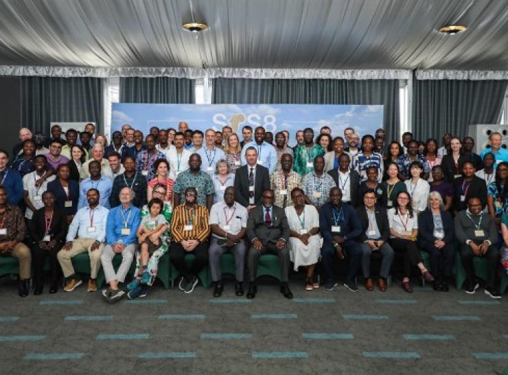 Group photo of delegates at the sustainable phosphorus summit