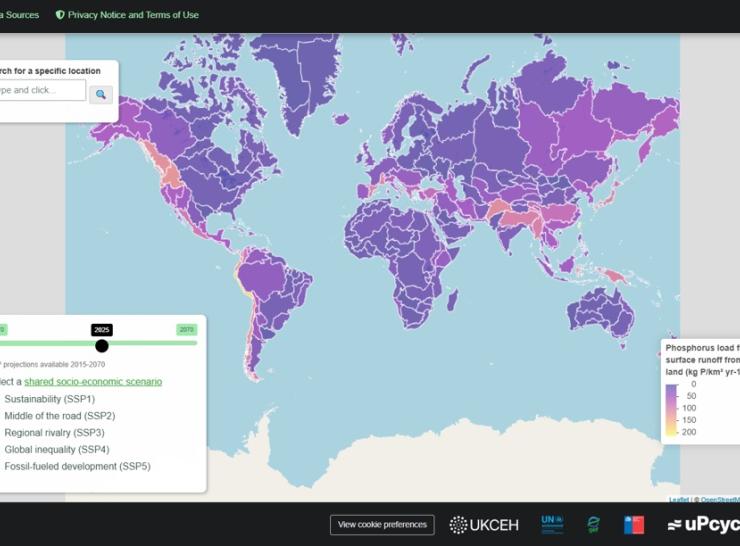 Global Lakes Explorer platform.