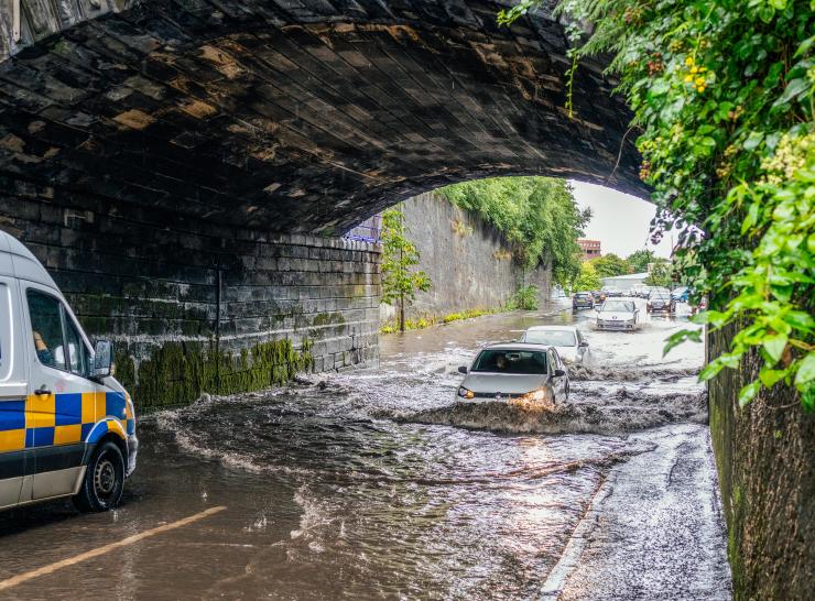 Flooded street. Photo: iStock