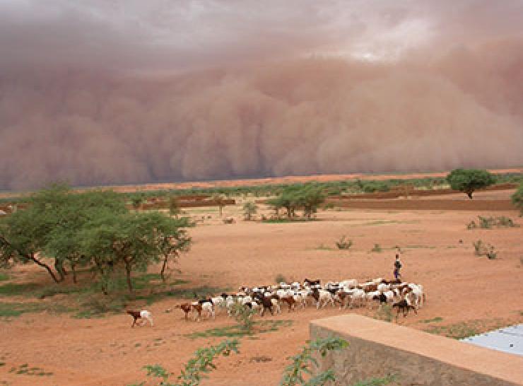 Storm in Sahel