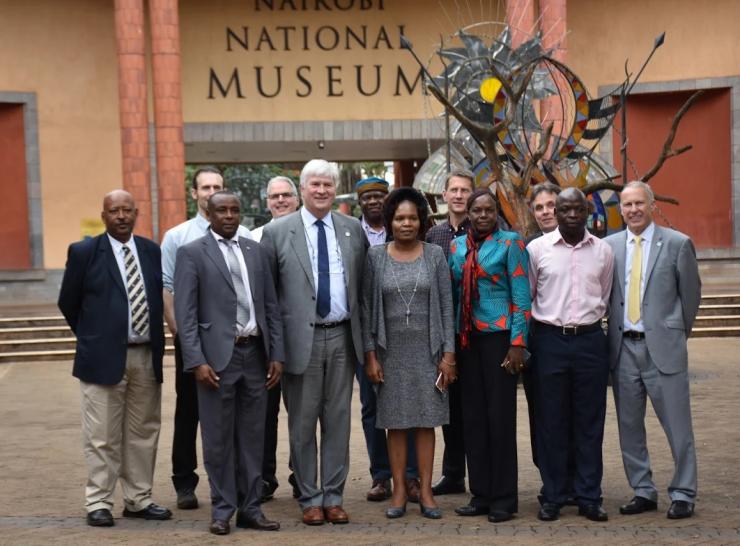 Representatives of CEH and the National Museums of Kenya