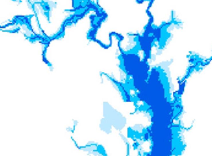 Flood risk map data product