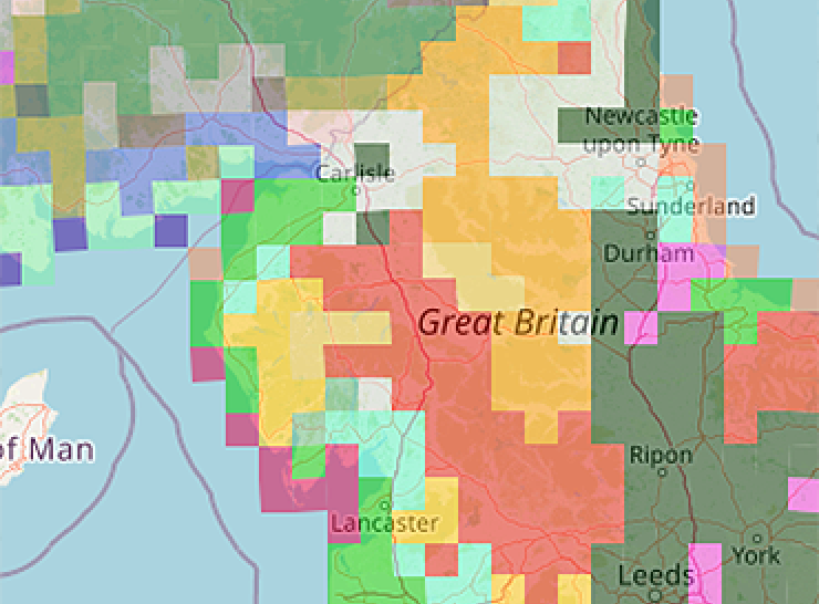 Ecological status viewer map